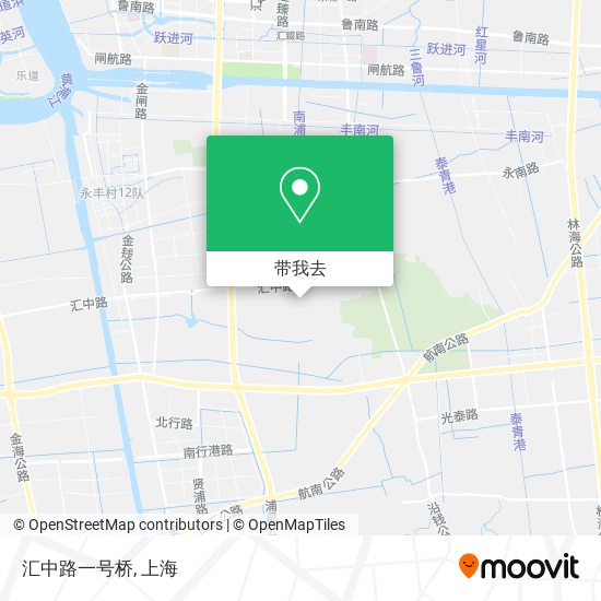 汇中路一号桥地图