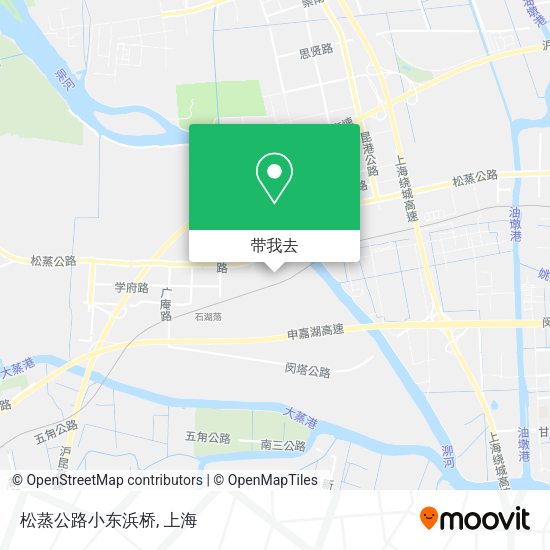 松蒸公路小东浜桥地图