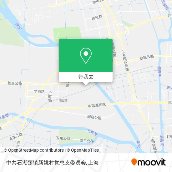 中共石湖荡镇新姚村党总支委员会地图