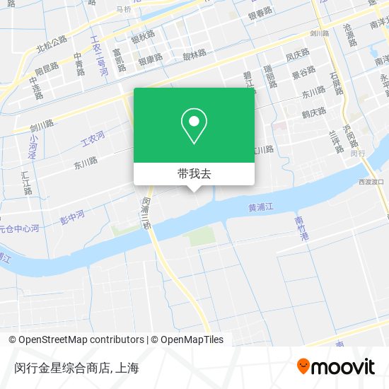 闵行金星综合商店地图