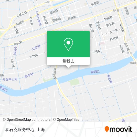 泰石克服务中心地图