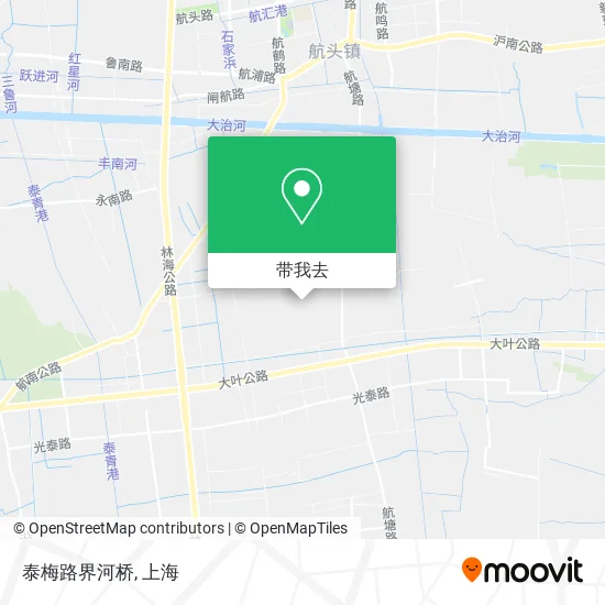 泰梅路界河桥地图