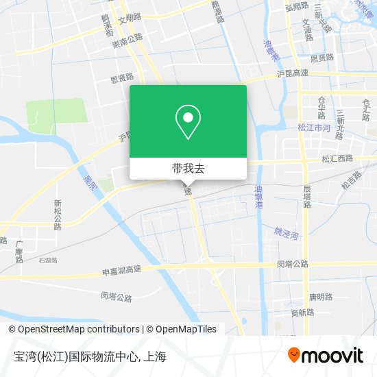 宝湾(松江)国际物流中心地图