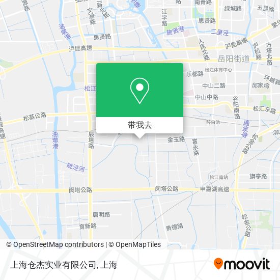 上海仓杰实业有限公司地图