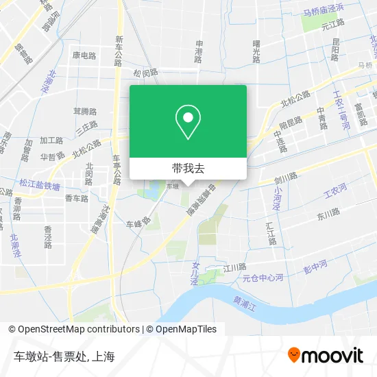 车墩站-售票处地图