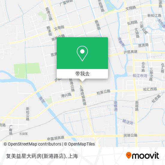 复美益星大药房(新港路店)地图