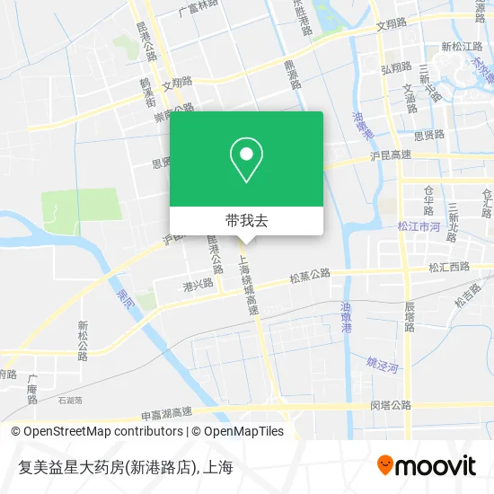 复美益星大药房(新港路店)地图