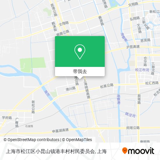 上海市松江区小昆山镇港丰村村民委员会地图