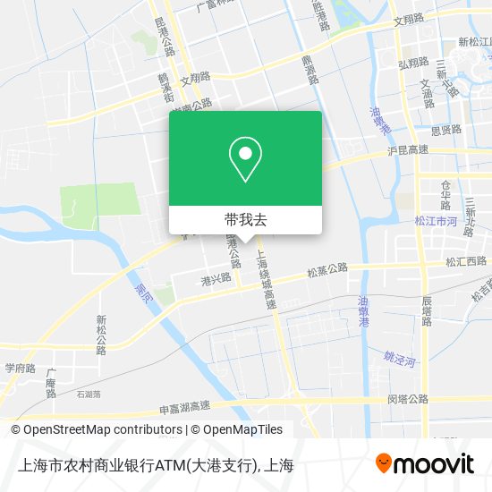 上海市农村商业银行ATM(大港支行)地图