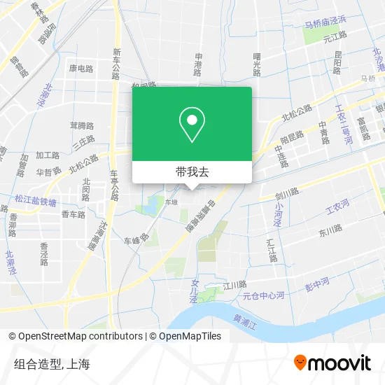 组合造型地图