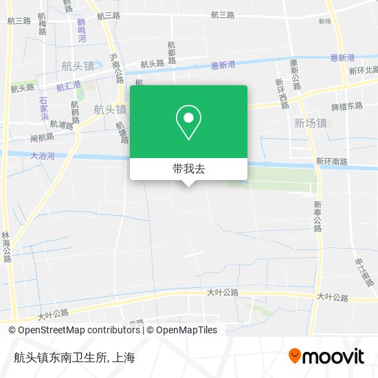 航头镇东南卫生所地图