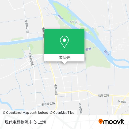 现代电梯物流中心地图