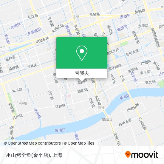 巫山烤全鱼(金平店)地图