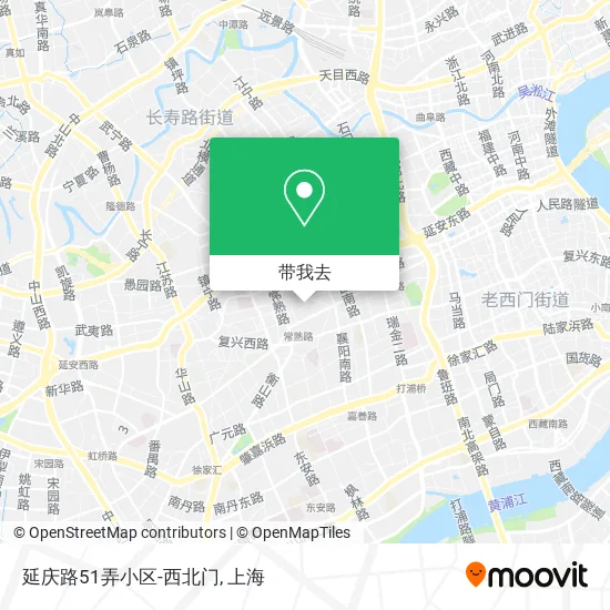 延庆路51弄小区-西北门地图