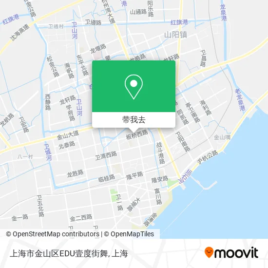 上海市金山区EDU壹度街舞地图