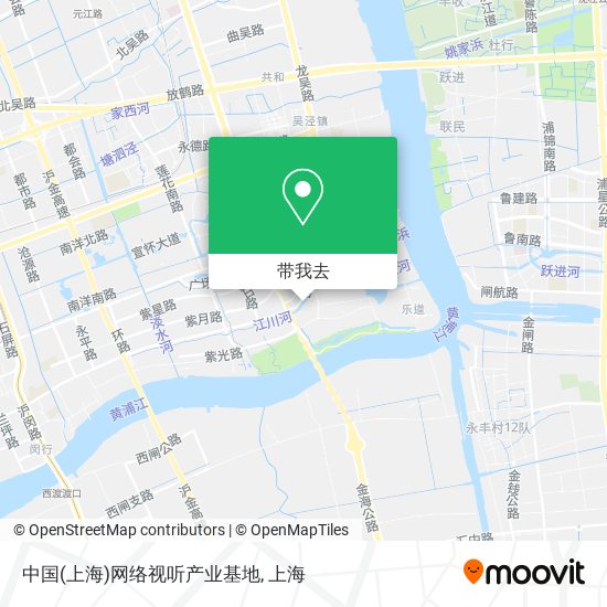 中国(上海)网络视听产业基地地图