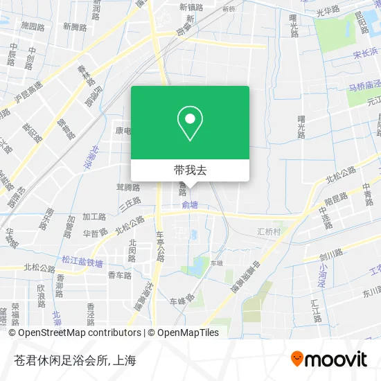 苍君休闲足浴会所地图