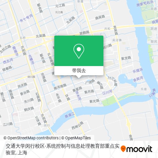 交通大学闵行校区-系统控制与信息处理教育部重点实验室地图