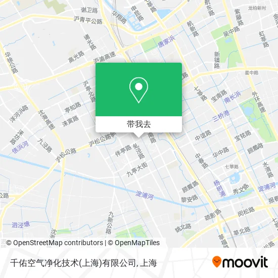 千佑空气净化技术(上海)有限公司地图