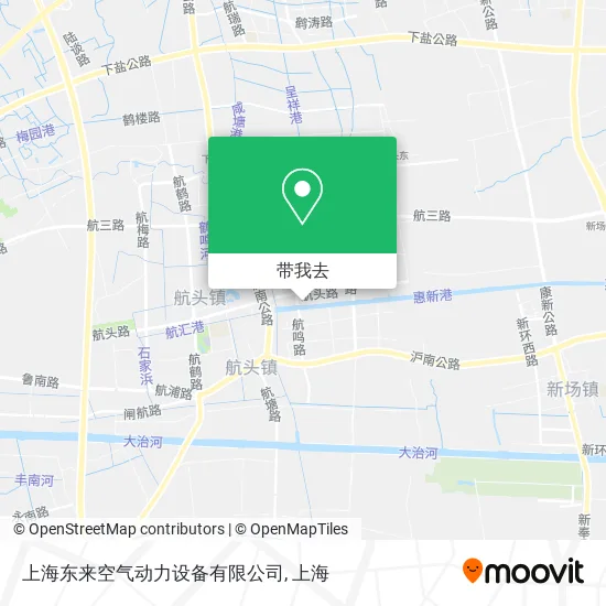 上海东来空气动力设备有限公司地图