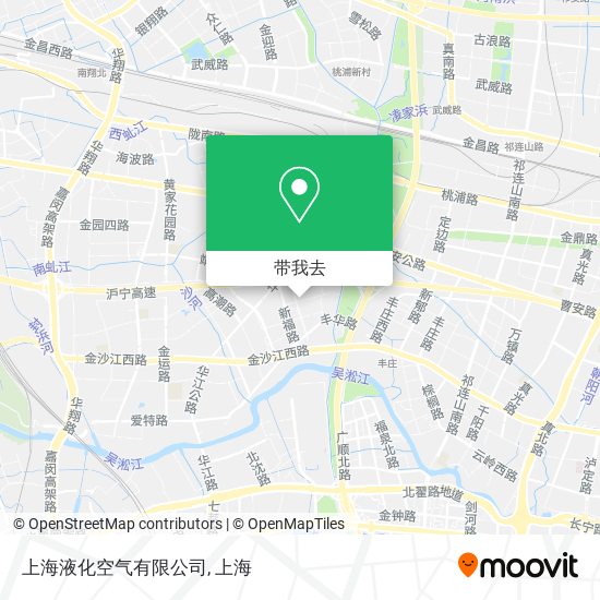上海液化空气有限公司地图