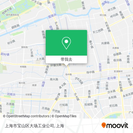 上海市宝山区大场工业公司地图