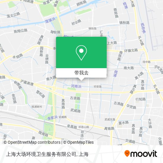 上海大场环境卫生服务有限公司地图