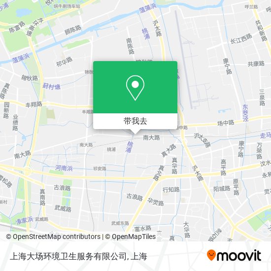 上海大场环境卫生服务有限公司地图
