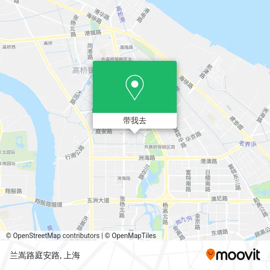 兰嵩路庭安路地图