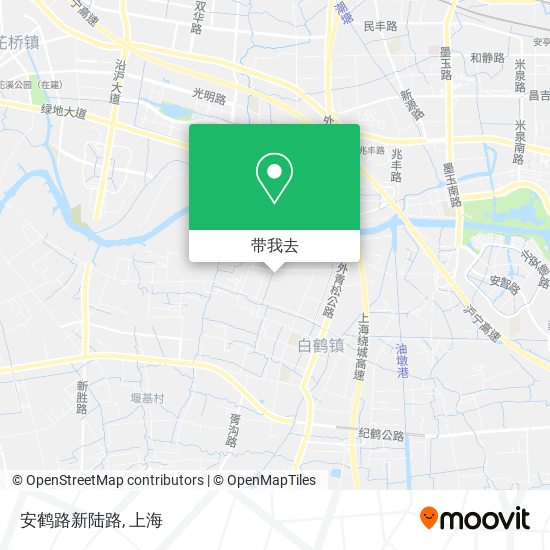 安鹤路新陆路地图