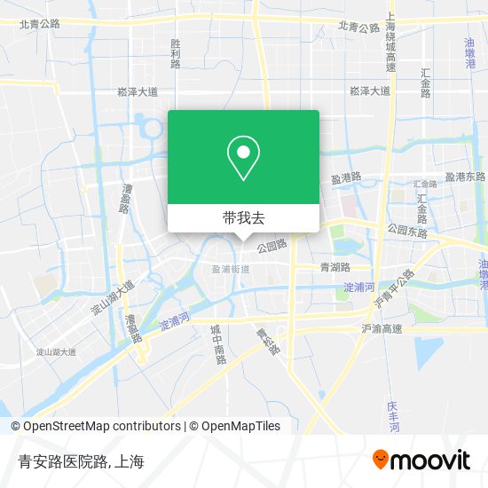 青安路医院路地图