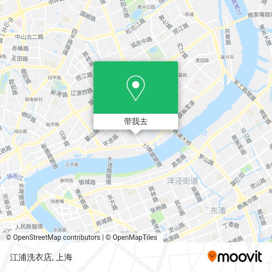 江浦洗衣店地图