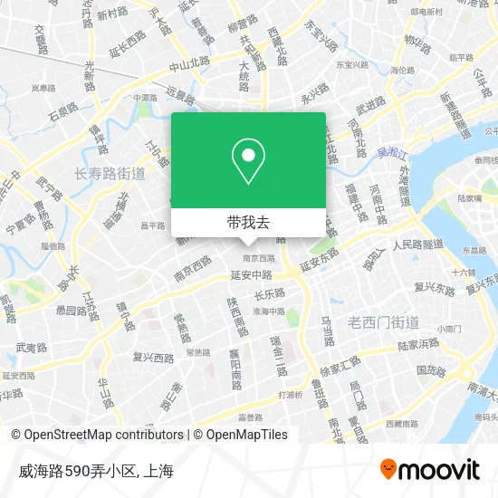 威海路590弄小区地图