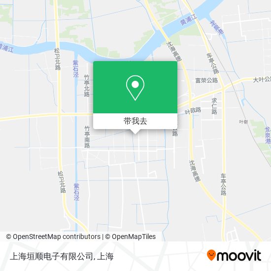 上海垣顺电子有限公司地图