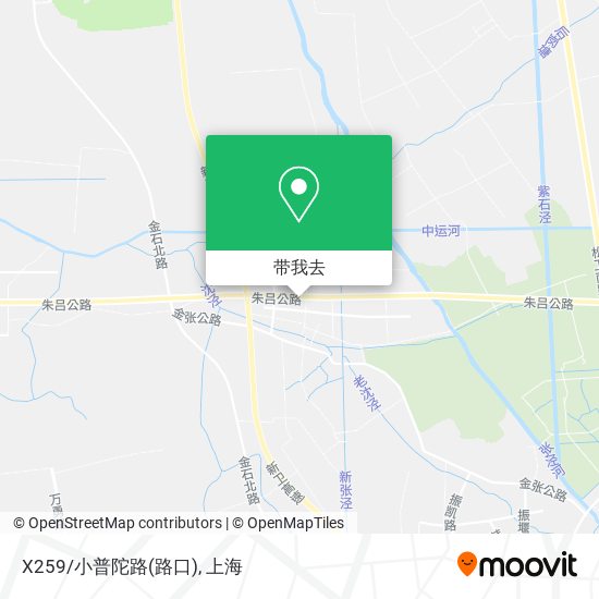X259/小普陀路(路口)地图