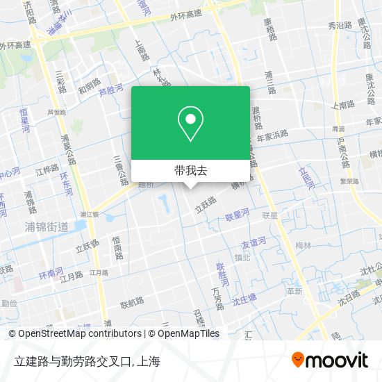 立建路与勤劳路交叉口地图