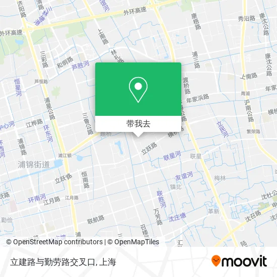 立建路与勤劳路交叉口地图