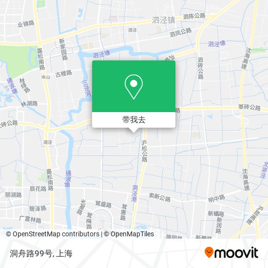 洞舟路99号地图