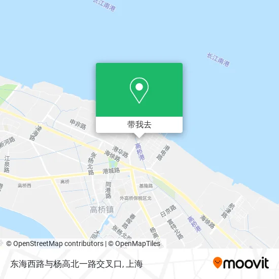 东海西路与杨高北一路交叉口地图