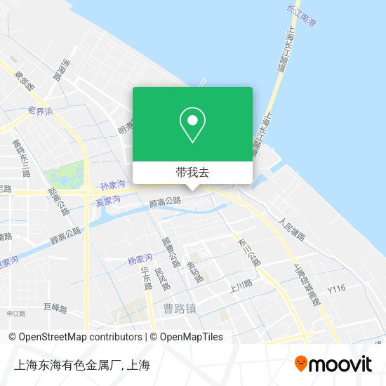 上海东海有色金属厂地图