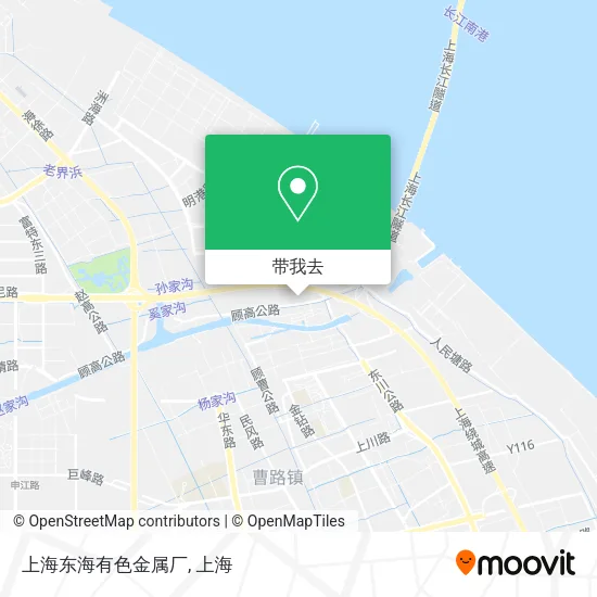 上海东海有色金属厂地图