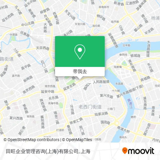 田旺企业管理咨询(上海)有限公司地图