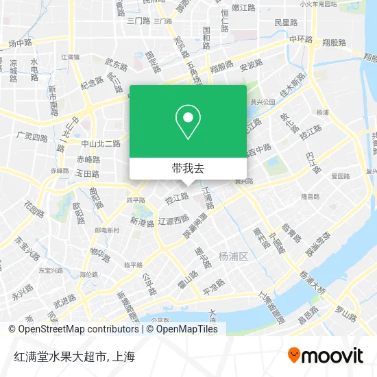 红满堂水果大超市地图