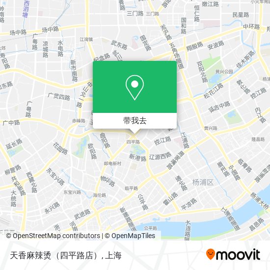 天香麻辣烫（四平路店）地图