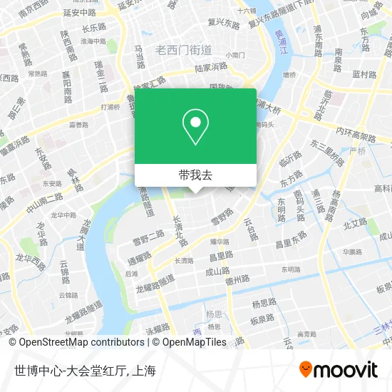 世博中心-大会堂红厅地图