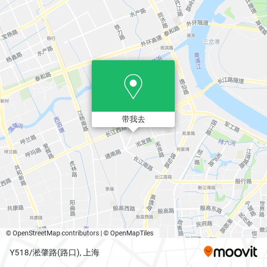 Y518/淞肇路(路口)地图