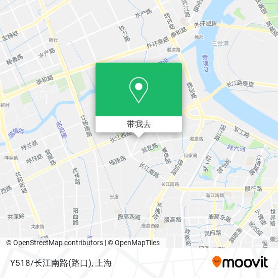 Y518/长江南路(路口)地图