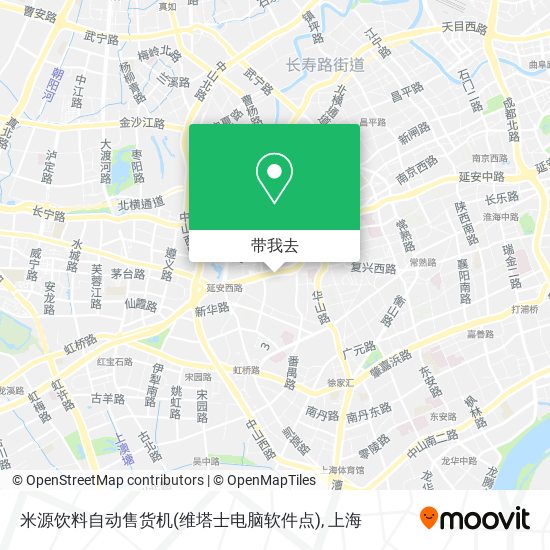 米源饮料自动售货机(维塔士电脑软件点)地图