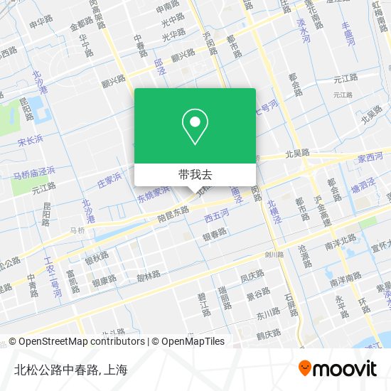 北松公路中春路地图