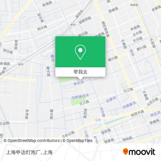 上海申达灯泡厂地图